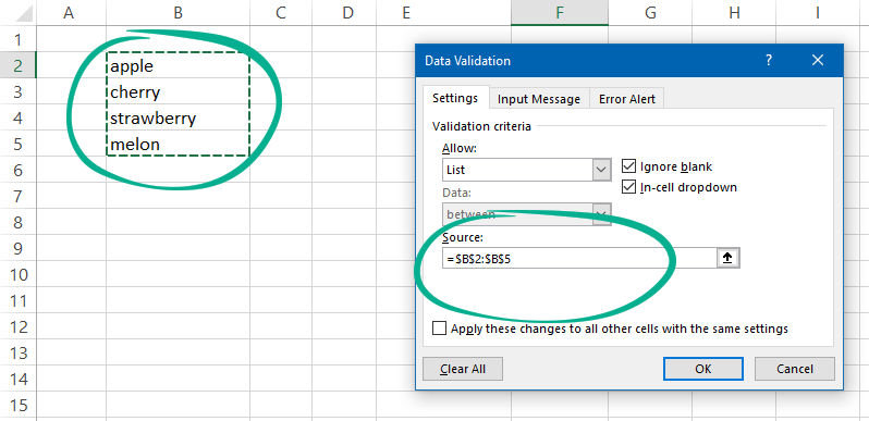 add a data source to drop-down list