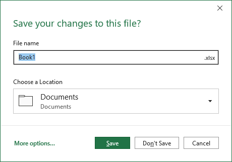 save your changes to this file