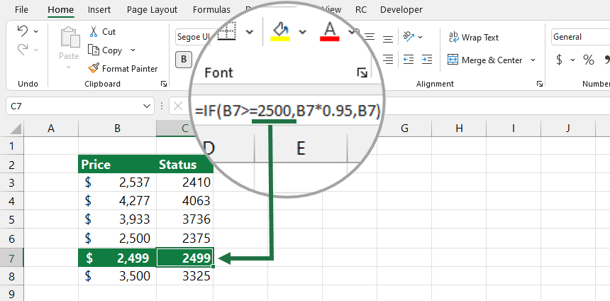 What Is Greater Than In Excel 