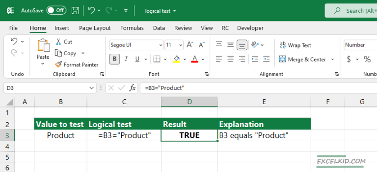 Excel Logical Test If Cell Contains Specific Text