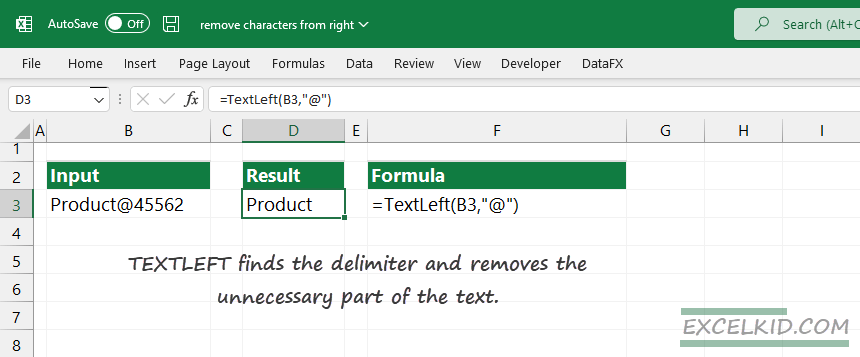 Remove Characters From Right Excel Formula Exceljet Riset