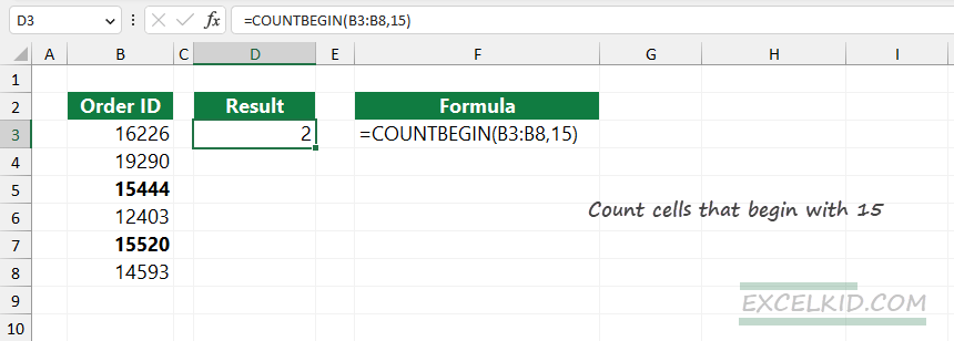 count cells that begin with numbers