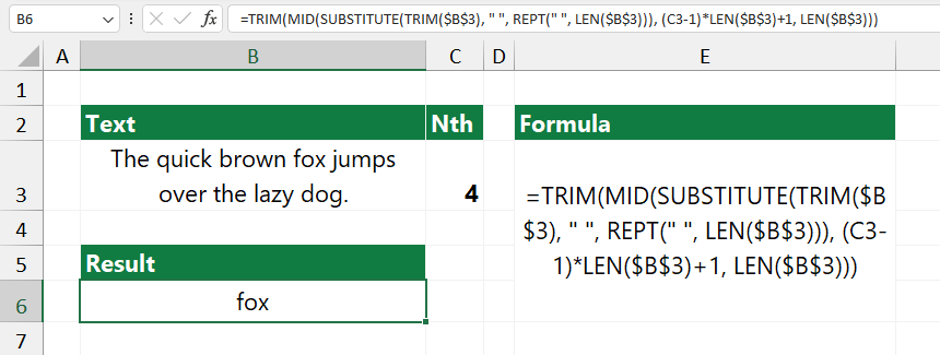 Return-the-Nth-word-using-regular-functions